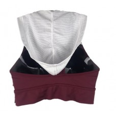 TOP TRINYS COM CAPUZ - BORDEAUX/WHITE